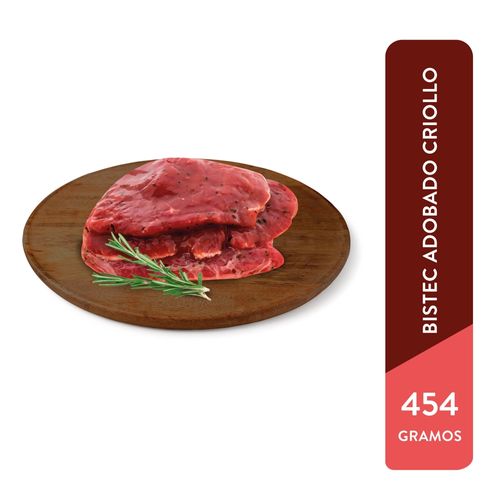 Bistec de Res Don Cristobal Adobado Criollo, Precio Indicado Por Libra (454 g)