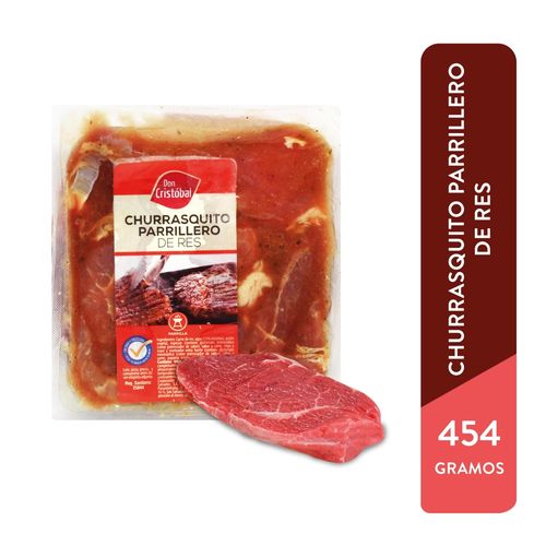 Churrasco De Res empacado, Precio Indicado Por Libra (454 g)