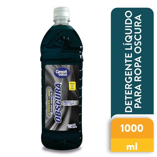 Detergente liquido Great Value para ropa oscura  -1000 ml