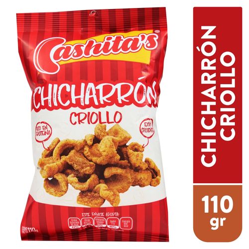 Snack Cashita’s Chicharrón Criollo - 110 g