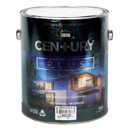 Pintura Century Plus, Mate Accent -Galón