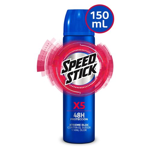 Desodorante Antitranspirante Speed Stick 24/7 X5 Multi-Protect Aerosol 91 g