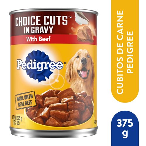 Alimento húmedo Pedigree para perros adultos sabor res - 375 g