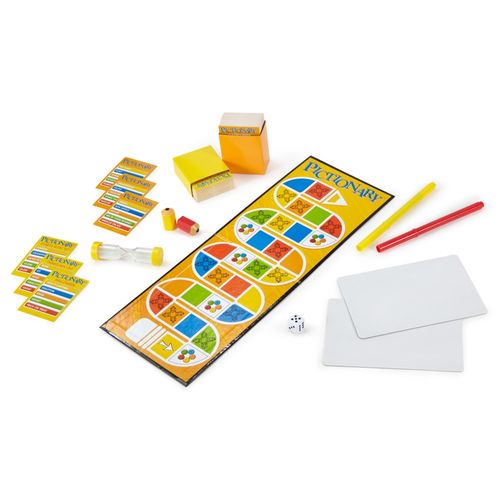 Pictionary Mattel incluye marcadore y pizarra que se borra