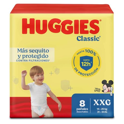 Pañal Huggies Classic Regular XXG 8U