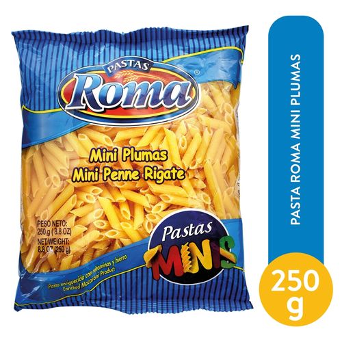 Pasta Roma Mini Plumas 250 g