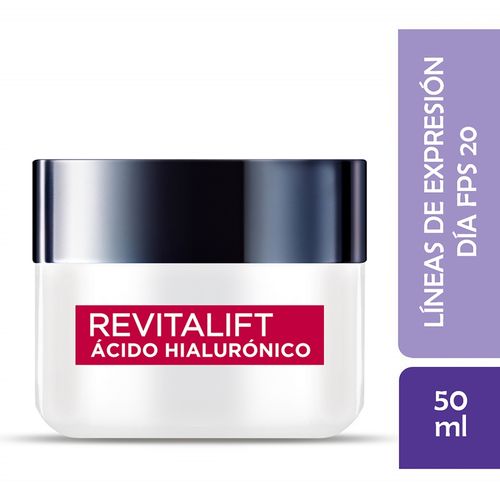 Crema Dia Hidratante L'Oréal París Revitalift Acido Hialurónico - 50 ml