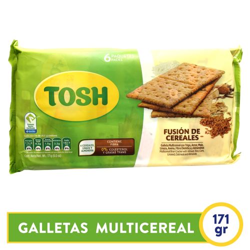 Galleta Pozuelo Tosh Fusion De Cereales