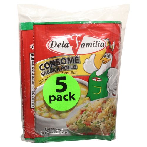 Consomé De la Familia Sabor Pollo Pack - 50 g