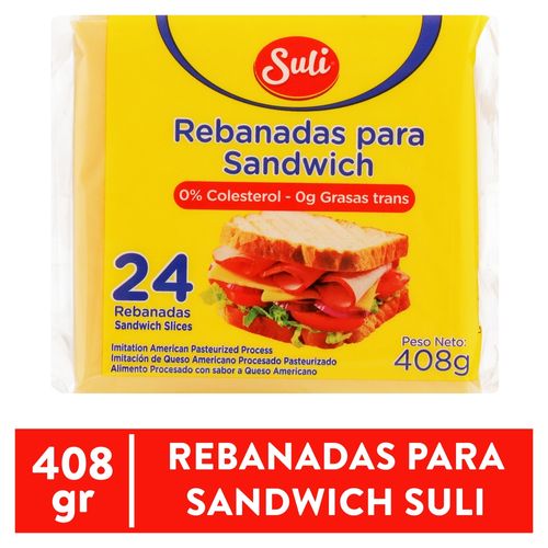 Suli24 Slices American Wrapped Sand408 g