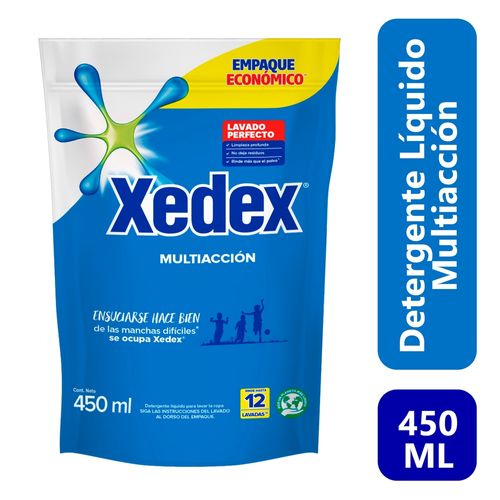 Detergente Xedex Líquido Multi acción - 450 ml