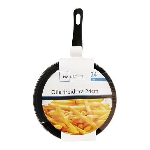 Olla Freidora Mainstays con escurridor 24 cm