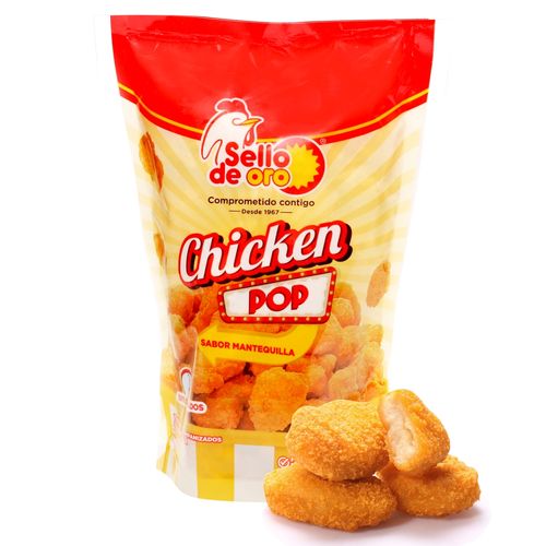 Chicken Pop Mantequill Sello D Oro 300Gr