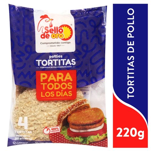 Tortitas Sello De Oro De 4 Unid 454Gr