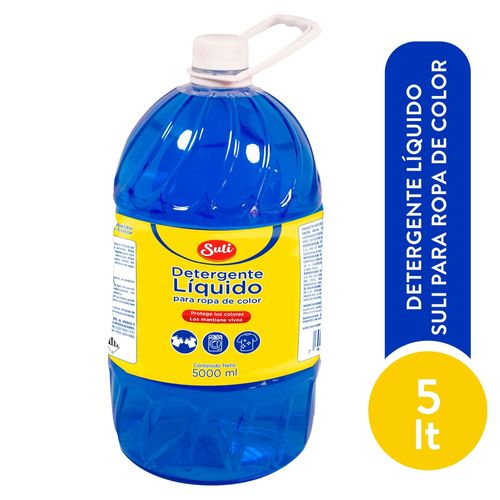 Detergente Líquido Suli Para Ropa De Color -  5Lt