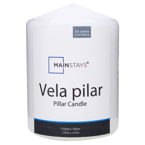 Vela Pilar Mainstays Blanca 75X100 mm Ea 1