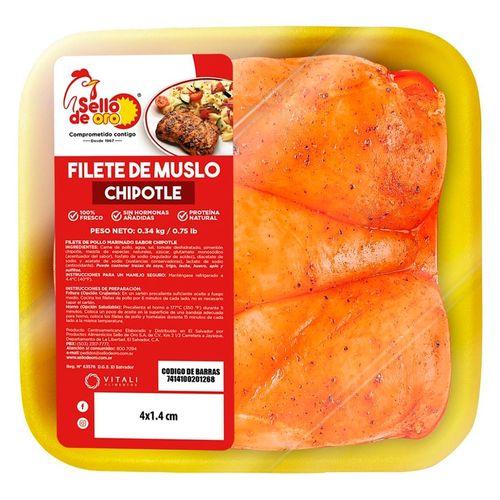 Filet De Muslo Sello de Oro Chipotle -340 ml