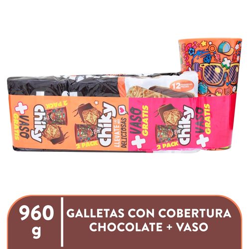 Galleta Chiky Chocolate 2Pack 960 g