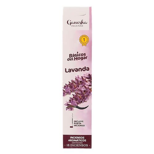 Incienso Ganesha Lavanda 18Pz Ea 1