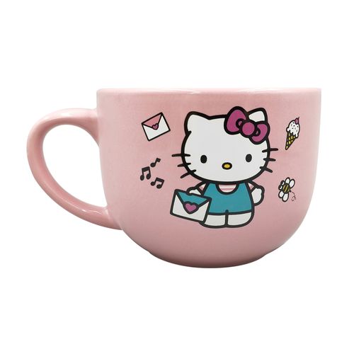 Taza Sanrio Hello Kitty Cerámica Rosa - 500 ml