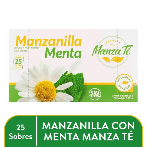 Té Manzaté Manzanilla menta - 25 g
