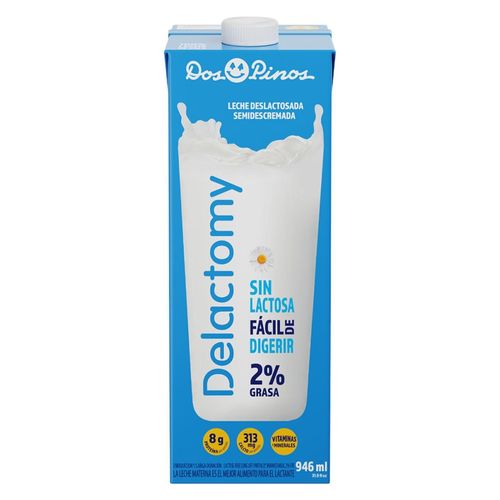 Leche Dos Pinos Delactomy Semidescremada -1000 ml