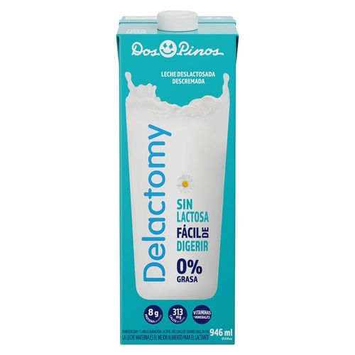 Leche Dos Pinos Delactomy Descremada -1000 ml