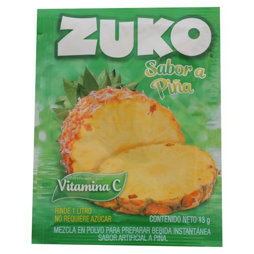 Bebida En Polvo Zuko Pina 13gr