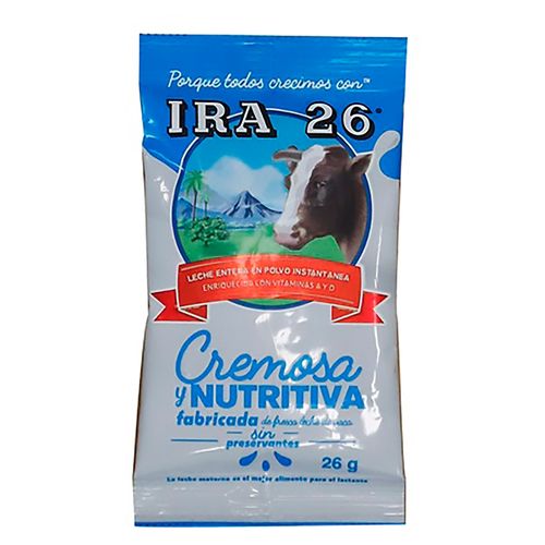 Leche Ira26 Entera 26 g