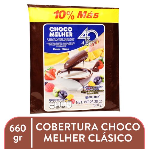 Cobertura Chocolate Melher Clásico -660 g