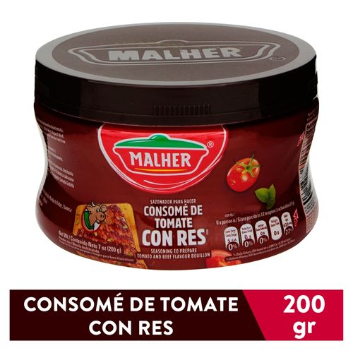 Malher Consome Tomate Con Res Bote 200 g