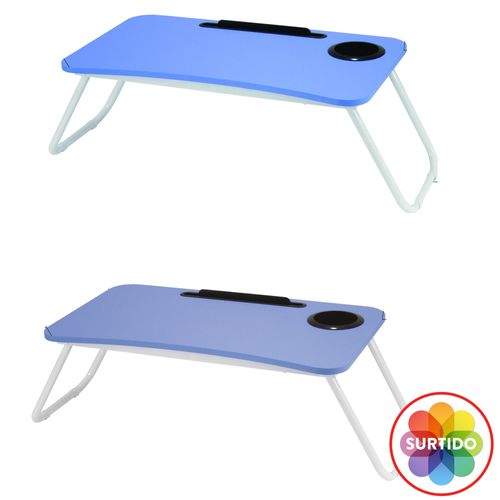 Mesa Mainstays plegable para laptop colores surtidos - 1 Ud