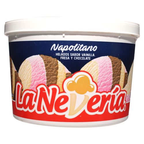 Helado Neveria Napolitan -1/2 Galón/850 g