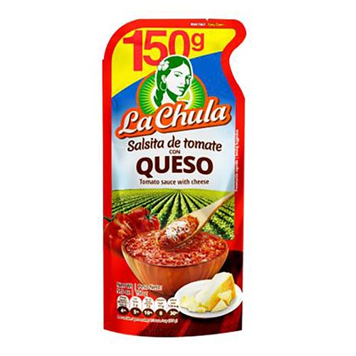 La Chula Salsa Tomate Queso 150 g