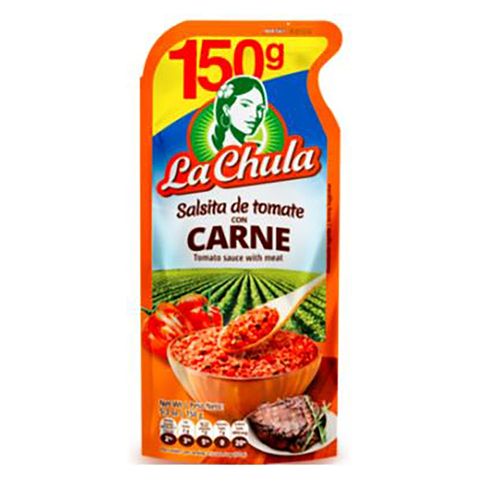 La Chula Salsa Tomate Carne 150 g