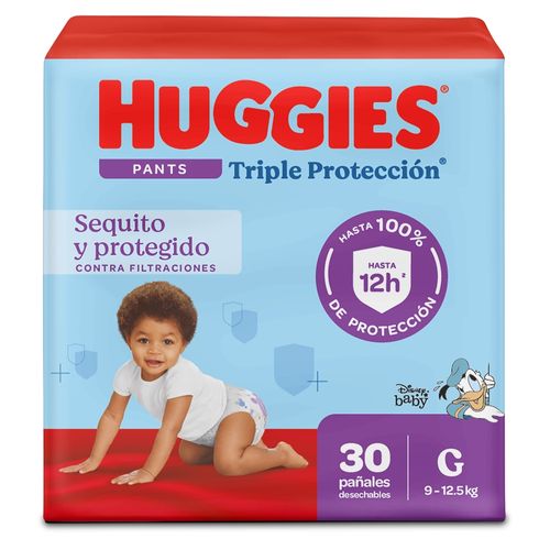 Panal Huggies Triple Prot Pants G 30 Ea