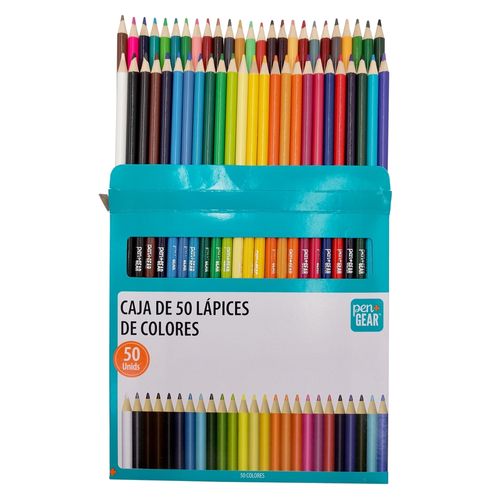 Lapices de Color Pen Gear, caja -50 uds