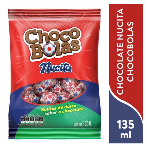 Chocobolas Nucita Bolsa - 135 g