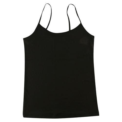 T-shirt de tirantes Time and Tru para dama, talla : S Negro