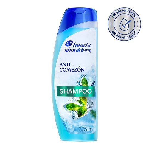 Shampoo Head & Shoulders Anti-Comezón con menta 375 ml