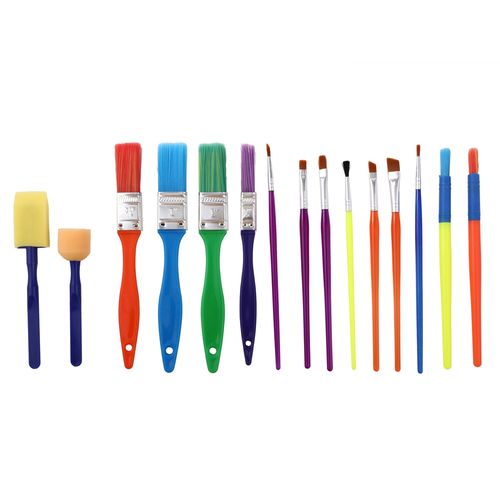 Kit de arte Pen Gear, incluye brochas y pinceles de esponjas -15 pzas