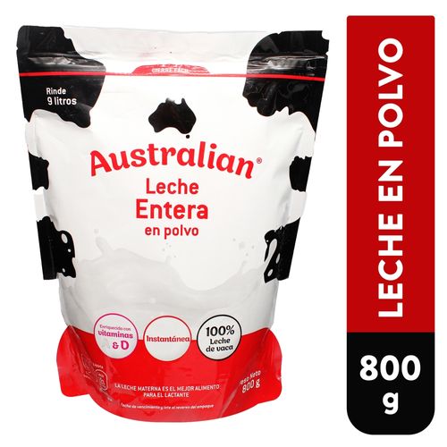 Leche Entera En Polvo Australian 800 g