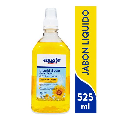 Jabón Liquído Equate Antibacgerial Girasol 525 ml