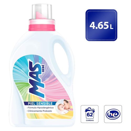 Detergente Liquido Mas Bebe 4650 ml