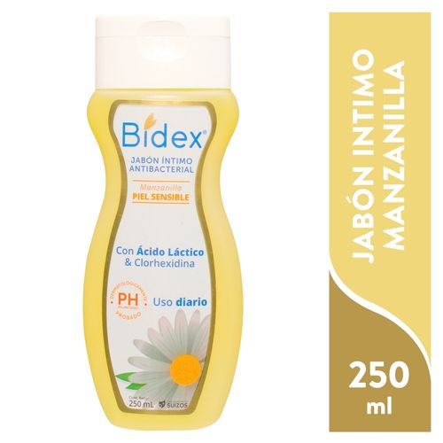 Jabón Íntimo Shick Bidex Manzanilla - 250 ml