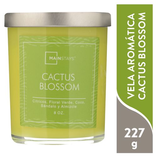 Vela Aromatica 8 Oz Flor De Cactus