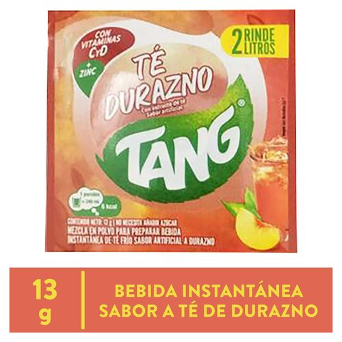 Bebida en Polvo Tang Te Durazno - 13 g