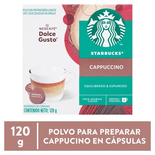 Starbucks By Nescafé® Dolce Gusto Cappuccino Caja 12 Capsulas