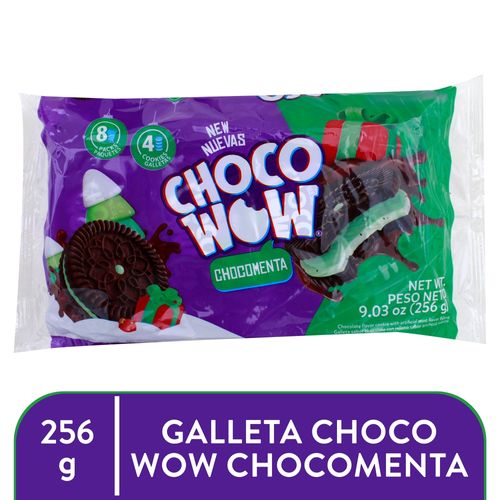 Galleta Navidad Chocwow Rellena 8na 256g