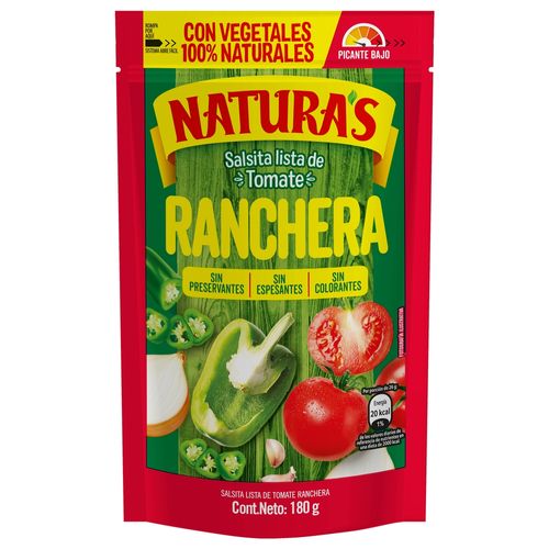 Salsa Tomate Naturas Ranchera - 200 g